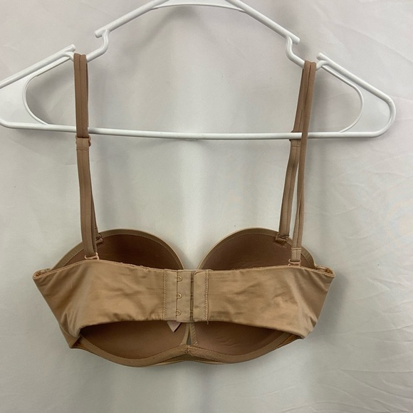 Victoria's Secret Very Sexy Strapless Bra 36D Beige With Straps - Picture 5 of 7